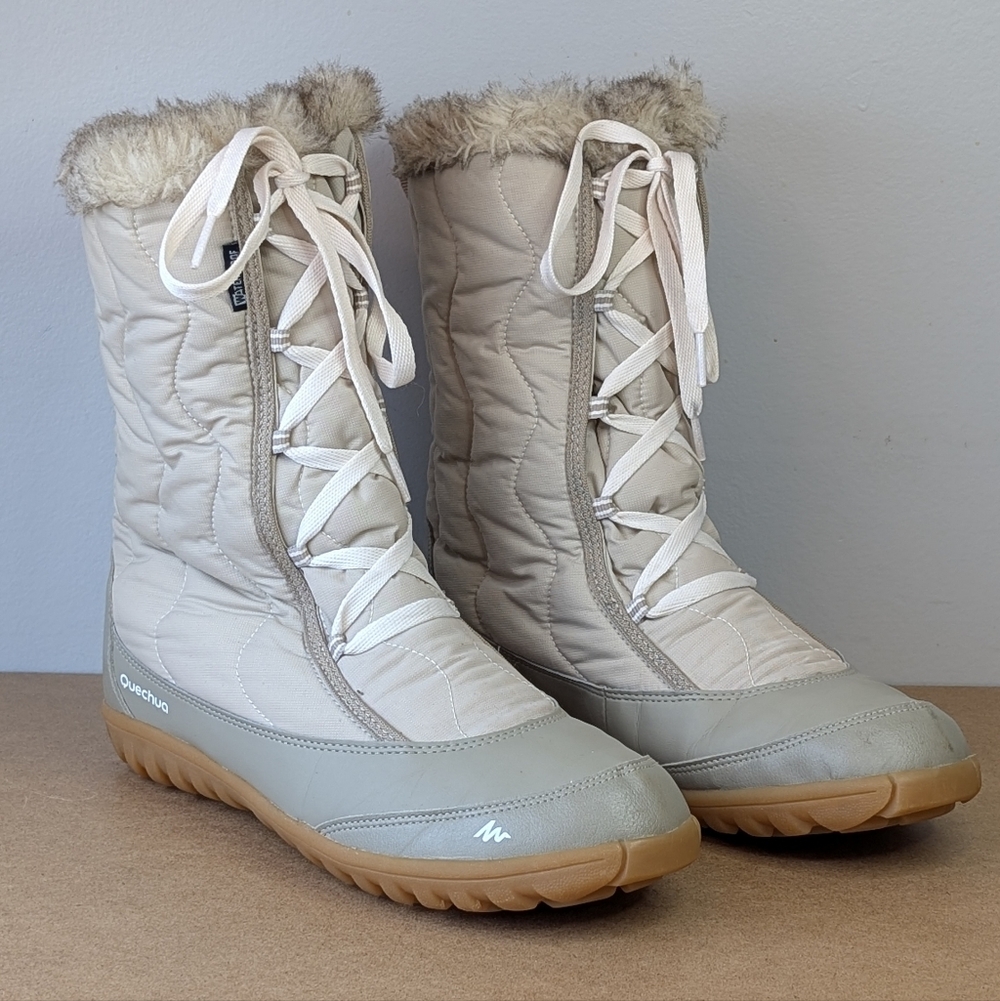 Quechua | SH500 X-Warm Waterproof Lace-Up Snow Hiking Boots, Size 9.5